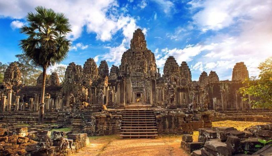 Angkor Thom Temple in Siem Reap Cambodia