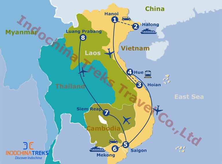 Highlights of Vietnam Cambodia - Laos - 17 days2